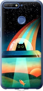 

Чохол Кот, нло, радуга, рыба для Huawei Honor 7C 1403220