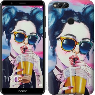 

Чехол Арт-девушка в очках для Huawei Honor 7X 657649