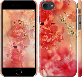 

Чехол Розовые цветы для iPhone SE 2020 915770