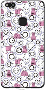 

Чехол Смешные коты для Huawei P10 Lite 1393963