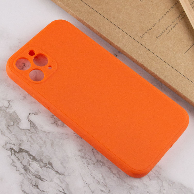 Силиконовый чехол Candy Full Camera для Apple iPhone 11 Pro Max (6.5") (Оранжевый / Orange) в магазине vchehle.ua