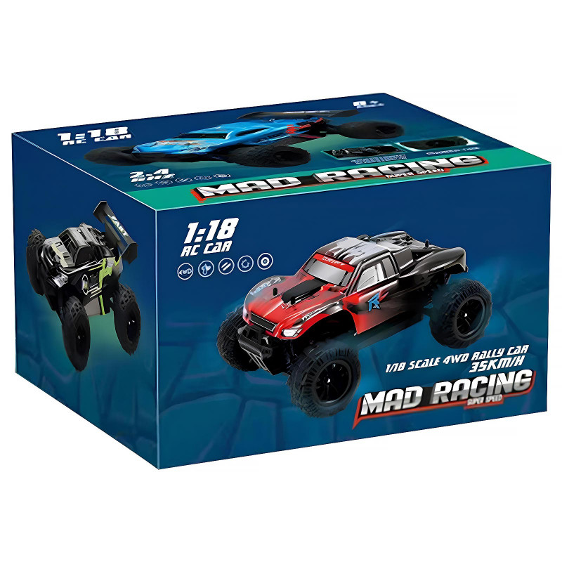 Фото Машинка на радіокеруванні SHT ZWD-007 Mad Racing 2.4G (1:18) (Orange) в маназині vchehle.ua