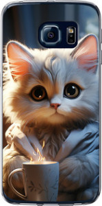 Чехол White cat для Samsung Galaxy S6 Edge G925F