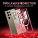 Фото TPU чохол Delight case with Magnetic Safe з захисними лінзами на камеру на Samsung Galaxy S25 Ultra (Червоний / Red) на vchehle.ua