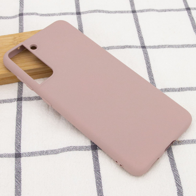 Фото Чохол Silicone Cover Full without Logo (A) на Samsung Galaxy S21+ (Рожевий / Pink Sand) на vchehle.ua