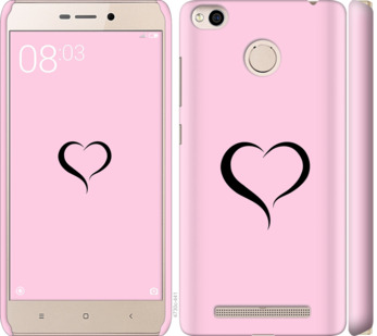 

Чехол Сердце 1 для Xiaomi Redmi 3x 899552