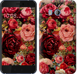 

Чохол Квітучі троянди на HTC U11 687964