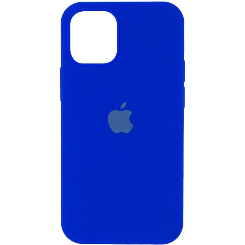 Чехол Silicone Case Full Protective (AA) для Apple iPhone 14 Pro Max (6.7") (Синий / Shiny blue)