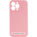 Чехол Silicone Case Full Camera Protective (AA) NO LOGO для Apple iPhone 16 Plus (6.7") (Розовый / Light pink)