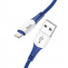 Фото Дата кабель Hoco X70 Ferry USB to Lightning (1m) (Blue) на vchehle.ua