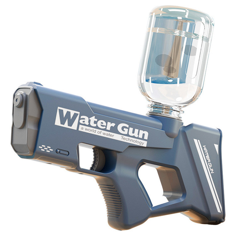 Водний пістолет Water Gun 8001 (200ml) (3xAA не входить у комплект) (Dark Blue)