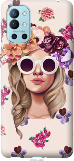 

Чехол Девушка с цветами v2 для OnePlus 9R 1174748