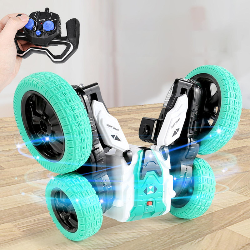 Фото Машинка на радіокеруванні SHT DW02A Trick and Flip RC Car 2.4G (Green) на vchehle.ua