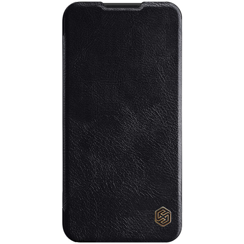 

Шкіряний чохол (книжка) Nillkin Qin Series на Samsung Galaxy A01 (Чорний) 877378