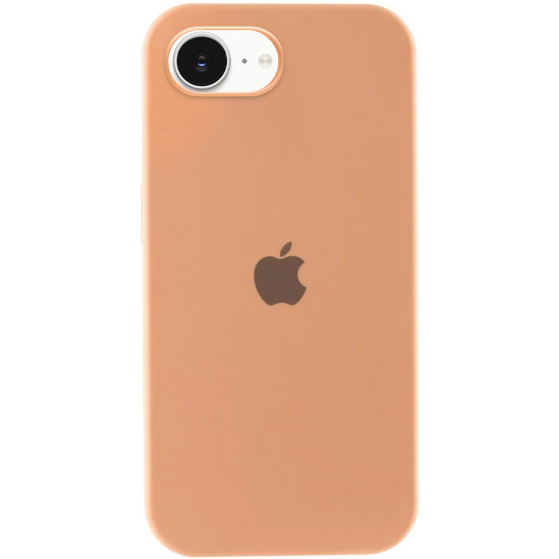 Чехол Silicone Case Full Protective (AA) для Apple iPhone 16e (6.1") (Оранжевый / Cantaloupe)