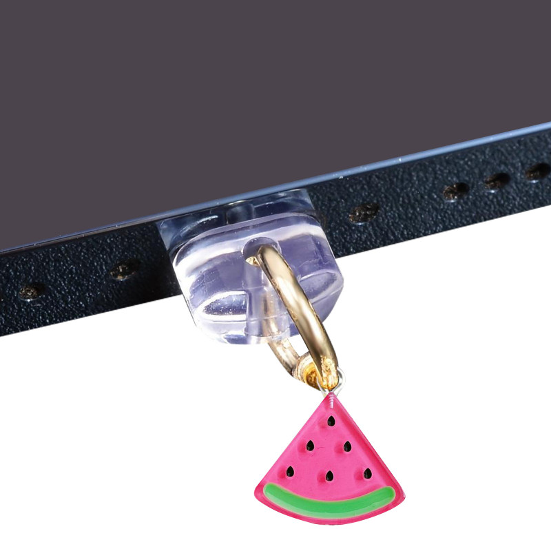 Заглушка силіконова Type-C з підвіскою IP44 (Watermelon)