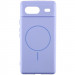 Чехол Silicone Cover Lakshmi Full Camera (AA) with MagFit для Google Pixel 7 (Сиреневый / Dasheen)