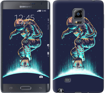 

Чехол Космонавт на скейтборде для Samsung Note Edge SM-N915 591232