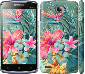 

Чехол Тропические цветы v1 для Lenovo S920 844982