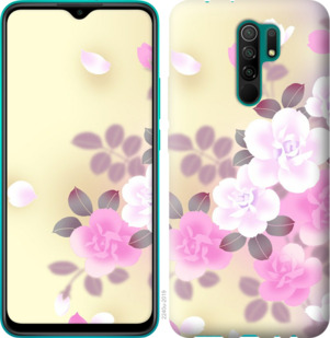 

Чехол Японские цветы для Xiaomi Redmi 9 934586