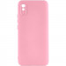 Чохол Silicone Cover Lakshmi Full Camera (AAA) на Xiaomi Redmi 9A (Рожевий / Light pink)