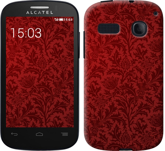 

Чохол Чохол цвета бордо для Alcatel One Touch Pop C3 4033D 658935
