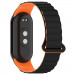 Фото Ремешок Dual-color Magnetic для Xiaomi Mi Band 9/8 (Black / Orange) на vchehle.ua