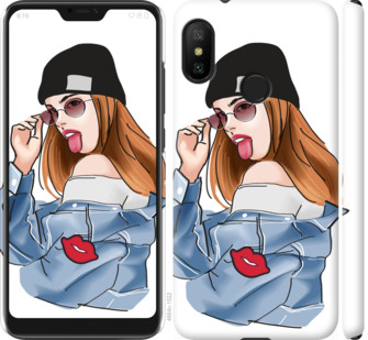 

Чехол Девушка v3 для Xiaomi Redmi 6 Pro 843074