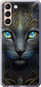 Чохол Узорчата кішка на Samsung Galaxy S21