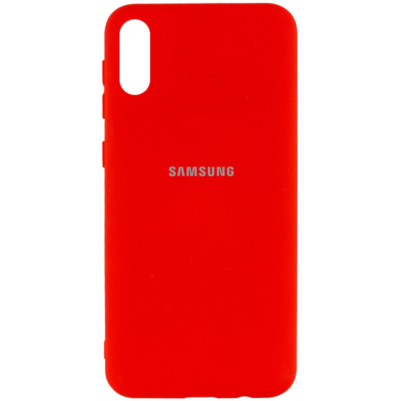 

Чохол Silicone Cover My Color Full Protective (A) на Samsung Galaxy A02 (Червоний / Red) 1116203