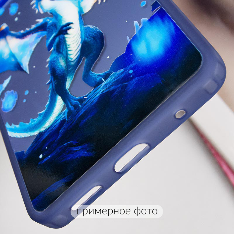 TPU+PC чехол TakiTaki Fantasy magic glow для Apple iPhone 14 Pro Max (6.7") (Ghost Dragon - Blue) в магазине vchehle.ua