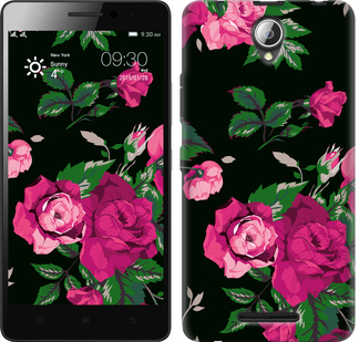 

Чохол Троянди на чорному тлі на Lenovo A5000 546931