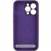 Фото Чехол Silk Full Camera Protective (AA) NO LOGO для Apple iPhone 16 (6.1") (Фиолетовый / Elderberry) на vchehle.ua