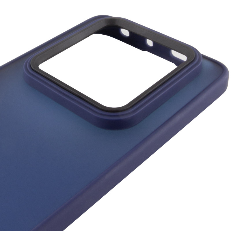Фото Чехол TPU+PC Lyon Frosted для Xiaomi Redmi Note 14 Pro 4G (Deep Navy) в магазине vchehle.ua