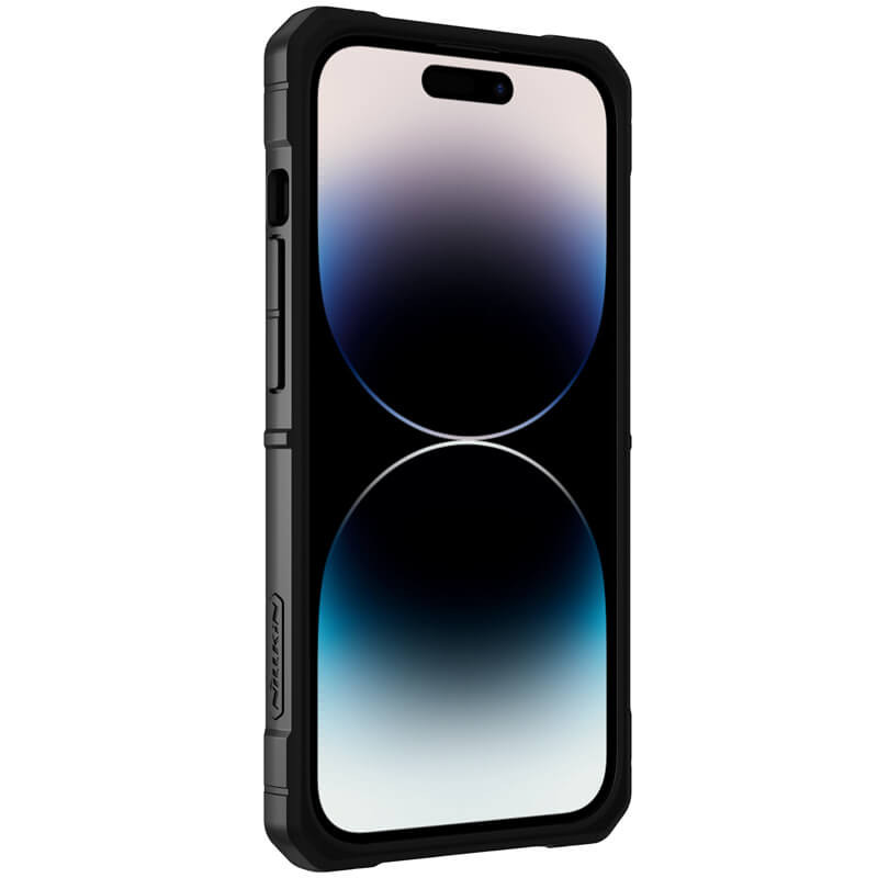 Купить TPU+PC чехол Nillkin CamShield Adventurer Pro (шторка на камеру) для Apple iPhone 14 Pro (6.1") (Interstellar Blue) на vchehle.ua