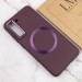 TPU чехол Bonbon Metal Style with Magnetic safe для Samsung Galaxy S22 (Бордовый / Plum) в магазине vchehle.ua