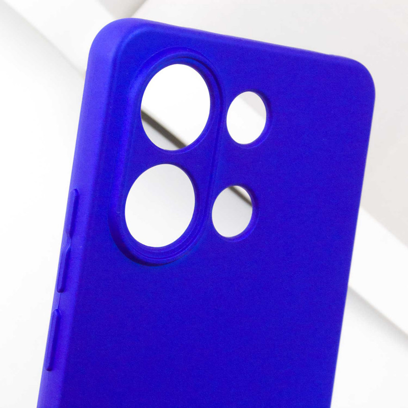 Чехол Silicone Cover Lakshmi Full Camera (AA) для Xiaomi Redmi Note 13 4G (Синий / Iris) в магазине vchehle.ua