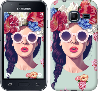 

Чохол Дівчина з квітами на Samsung Galaxy J1 Mini J105H 95597