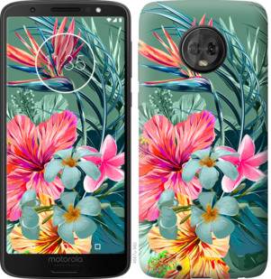 

Чохол Тропічні квіти v1 на Motorola Moto G6 845312