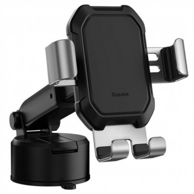 Фото Автотримач Baseus Tank gravity car mount with suction base (SUYL-TK) (Tarnish Black) на vchehle.ua