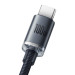 Фото Дата кабель Baseus Crystal Shine Series USB to Type-C 100W (1.2m) (CAJY00040) (Black) в магазине vchehle.ua