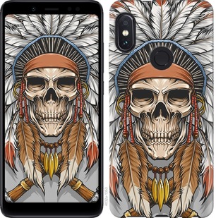

Чехол Череп индейца для Xiaomi Redmi Note 6 Pro 670935