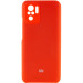 Чохол Silicone Cover Full Camera (AAA) на Xiaomi Redmi Note 10 / Note 10s (Червоний / Red)