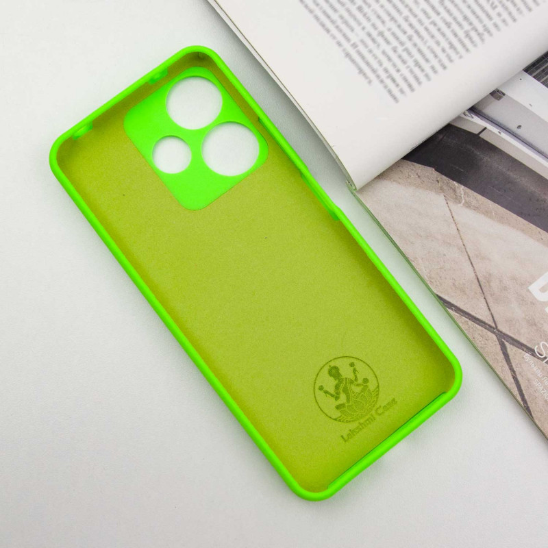 Чехол Silicone Cover Lakshmi Full Camera (AA) для Xiaomi Redmi 13 4G / Poco M6 4G (Салатовый / Neon Green) в магазине vchehle.ua