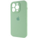Фото Чехол Silicone Case Full Camera Protective (AA) для Apple iPhone 14 Pro Max (6.7") (Зеленый / Pistachio) в магазине vchehle.ua