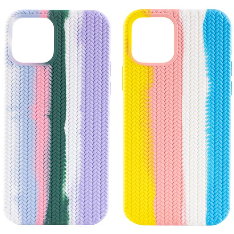 Чехол Silicone case Full Braided для Apple iPhone 12 Pro Max (6.7")