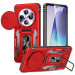 Удароміцний чохол Camshield Army Ring на Xiaomi Redmi 14C / A4 / Poco C75 (Червоний / Red)