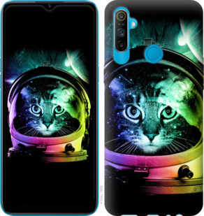 Чехол Кот-астронавт для Realme C3