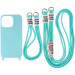 Чохол TPU two straps California на Apple iPhone 12 Pro Max (6.7") (Бірюзовий / Marine Green)
