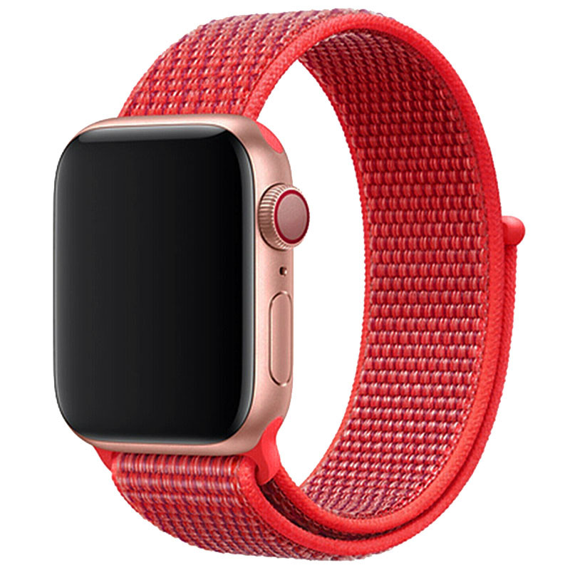

Ремінець Nylon для Apple watch 38mm / 40mm (Червоний / Red) 1058044